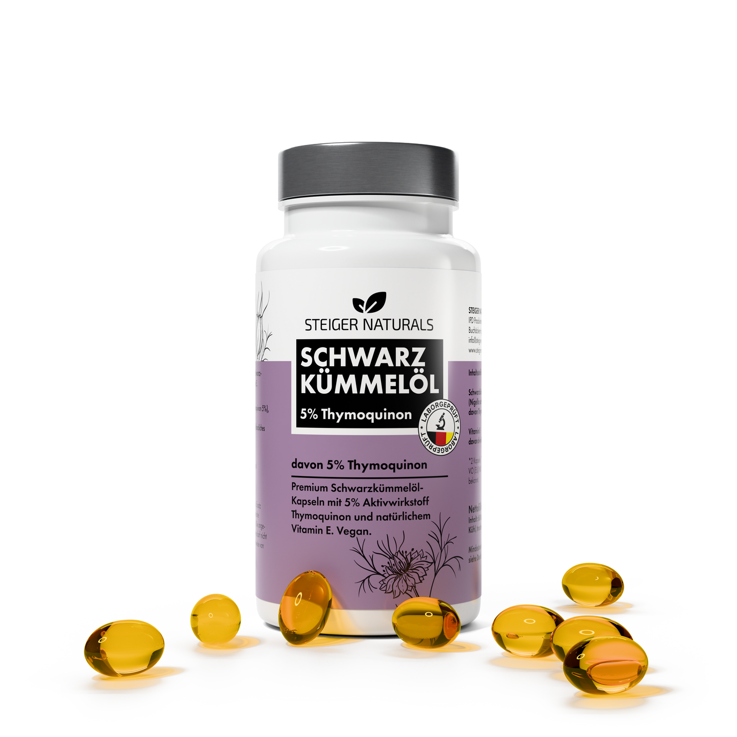 Capsule molli di olio di cumino nero