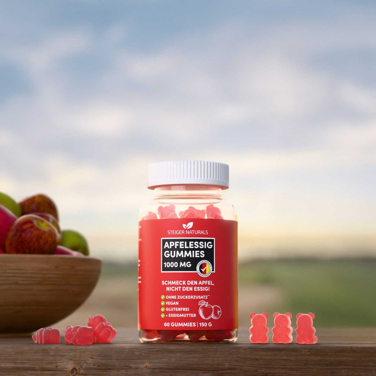 Apfelessig Gummies